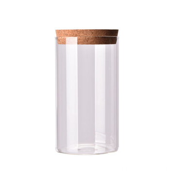 Logo personnalisé offre spéciale biscuit couvercle en bois petit pot en verre pour les pots en verre de café alimentaire